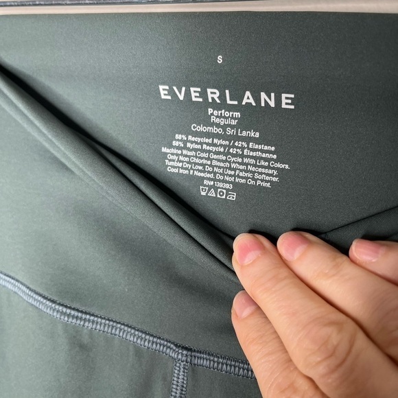 NWT Everlane Perform Regular Leggings, XS, S Dark Green - Picture 5 of 7